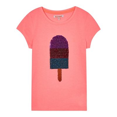 Girls' pink ice cream t-shirt